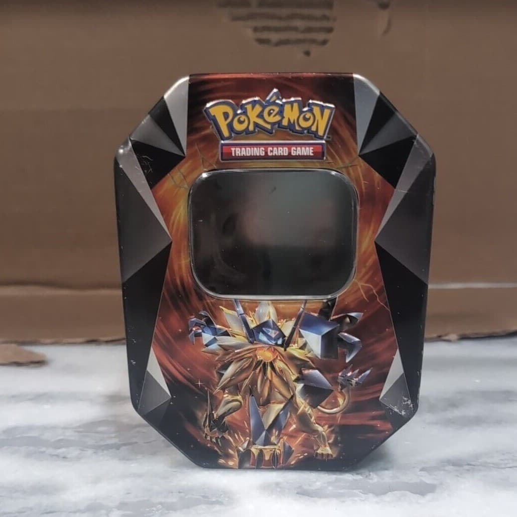 Pokemon TCG Necrozma Prism Tin Empty Card Storage Dusk Mane Dawn Wings 2018 - Thumbnail 2