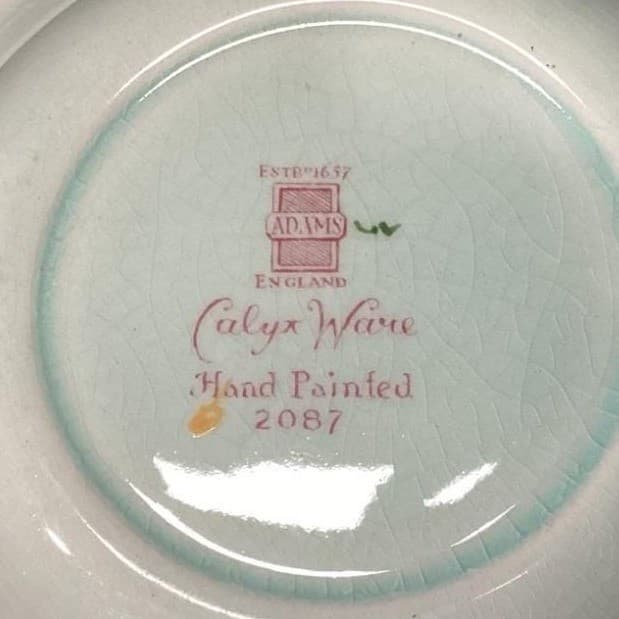 Adams Calyx Ware Lowestoft Berry Bowls, Set of 2, Hand-Painted Fruit Tableware - Thumbnail 7