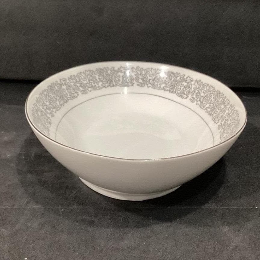Brookwood Porcelain "Santiago" Oval Vegetable Bowl, Vintage White Serveware - Thumbnail 12