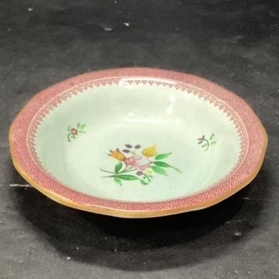 Adams Calyx Ware Lowestoft Berry Bowls, Set of 2, Hand-Painted Fruit Tableware - Thumbnail 5