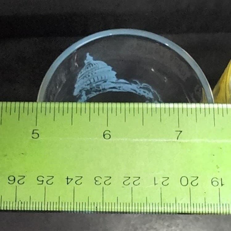Davy Crockett Jelly Jar Juice Glasses, Set of 2 West Frontier & Capitol Building - Thumbnail 10