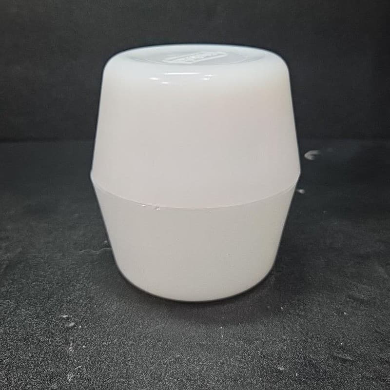 Glasbake Milk Glass Custard Ramekins, Set of 2, Dessert Cups, White Glassware - Thumbnail 3