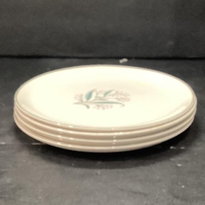 Alliance China Regal Salad Plates, Set of 2, Vintage White Porcelain Dinnerware - Thumbnail 10
