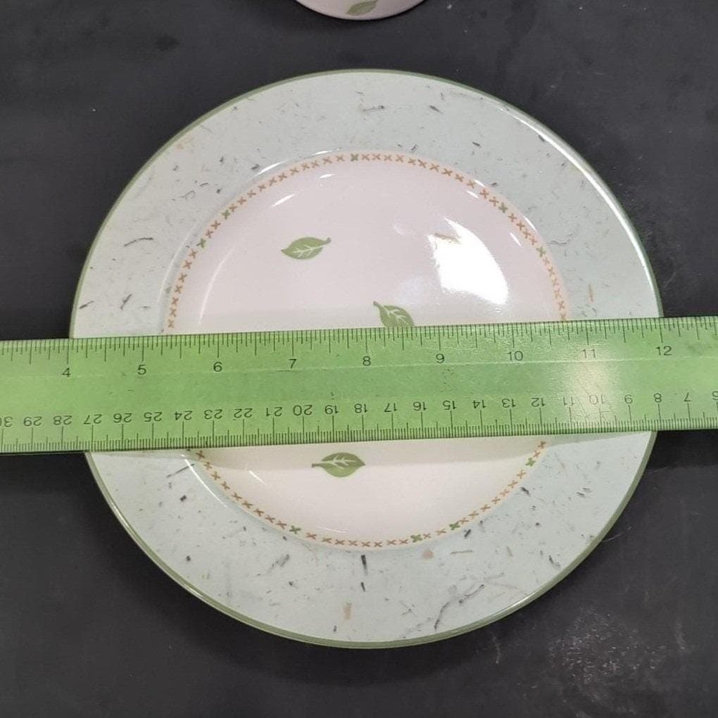 Johnson Brothers Paper Leaves Stoneware Vintage 3-Piece Place Setting Dinnerware - Thumbnail 3