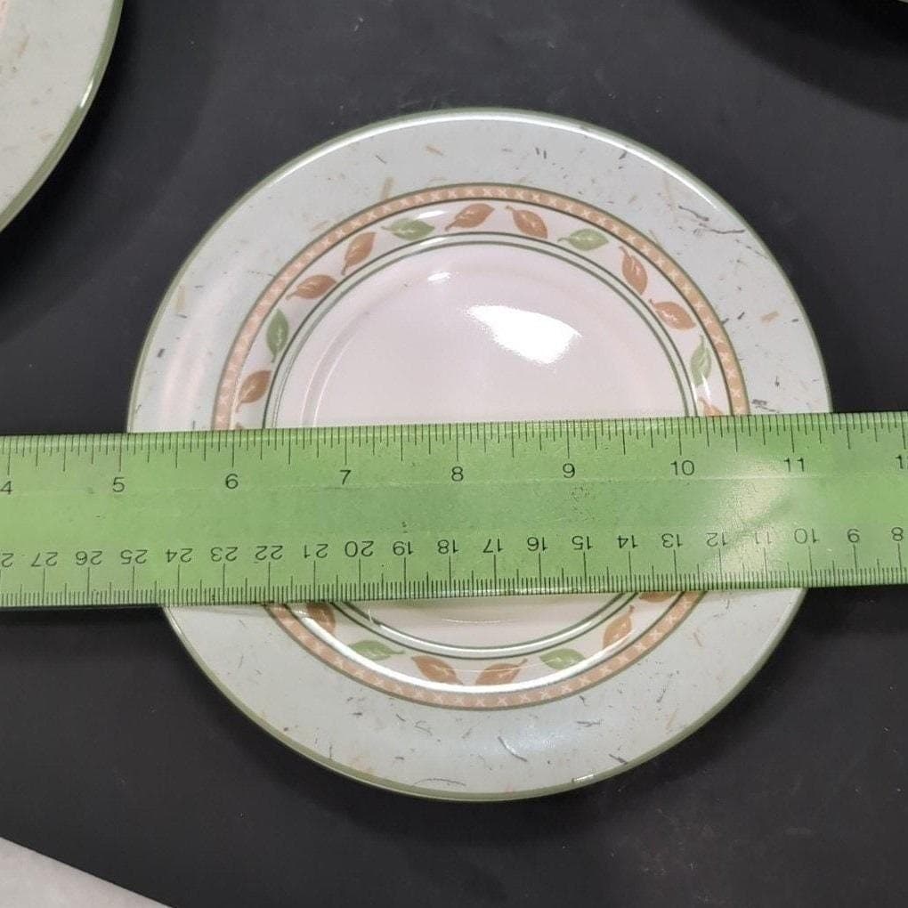 Johnson Brothers Paper Leaves Stoneware Vintage 3-Piece Place Setting Dinnerware - Thumbnail 4