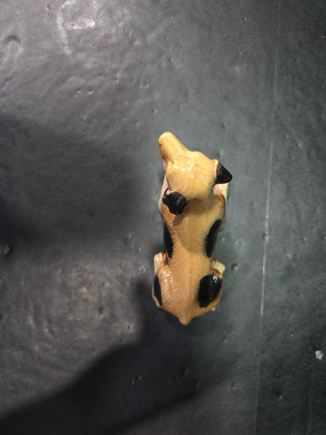Ceramic Dog Hunting Figurine, Spot Brown Glossy Statue, Vintage Animal Pet - Thumbnail 7
