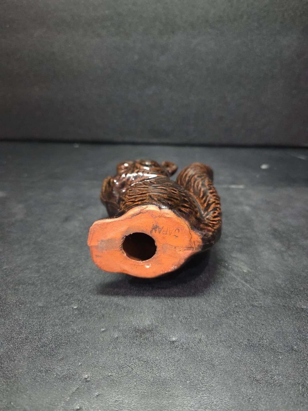 Japan Bone China Acorn Squirrel Figurine, Miniature Vintage Decor, Brown Figure - Thumbnail 8