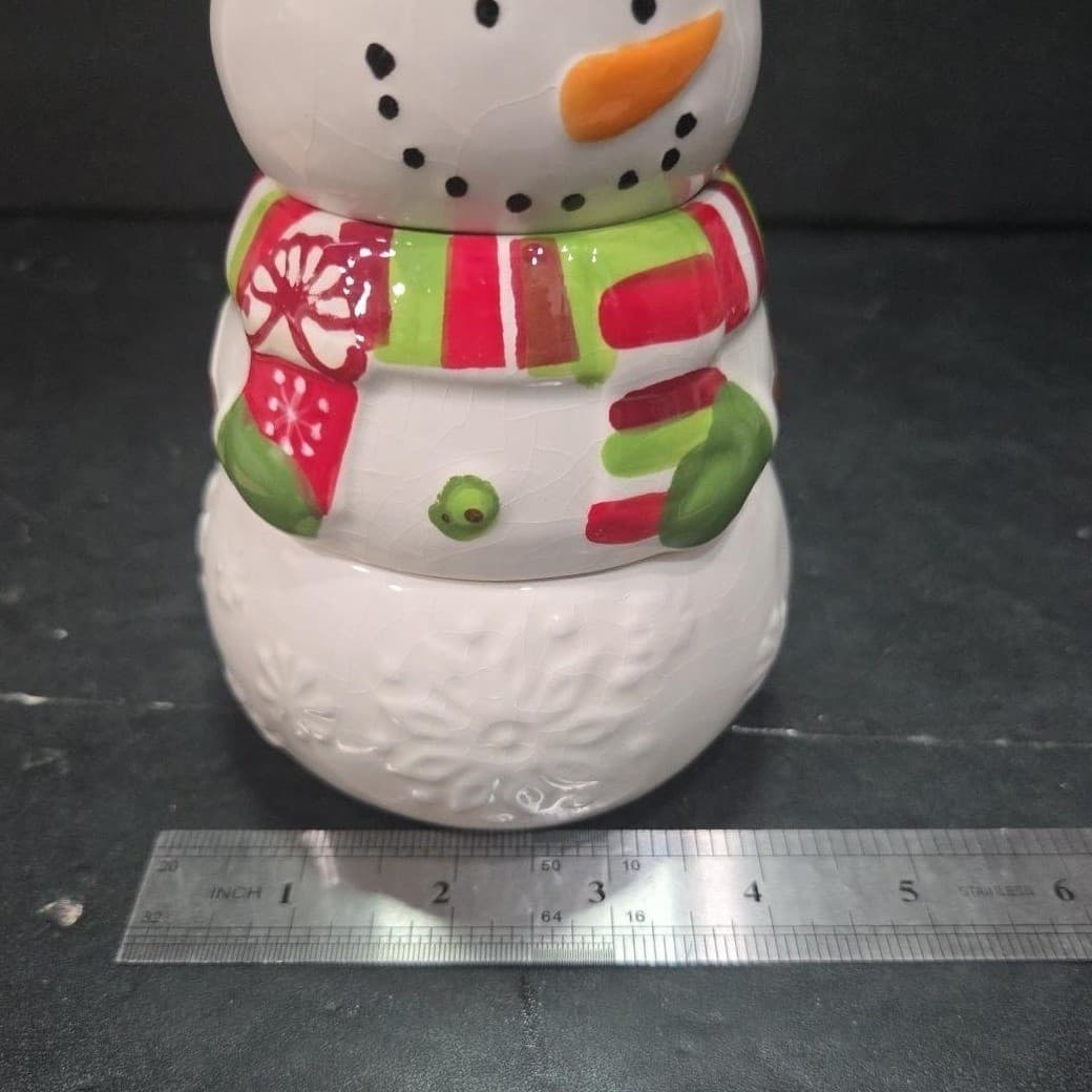 Pier 1 Stacking Snowman Measuring Cups, Four Piece Set, Vintage Christmas Decor - Thumbnail 11