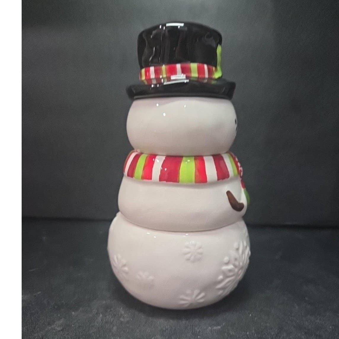 Pier 1 Stacking Snowman Measuring Cups, Four Piece Set, Vintage Christmas Decor - Thumbnail 6