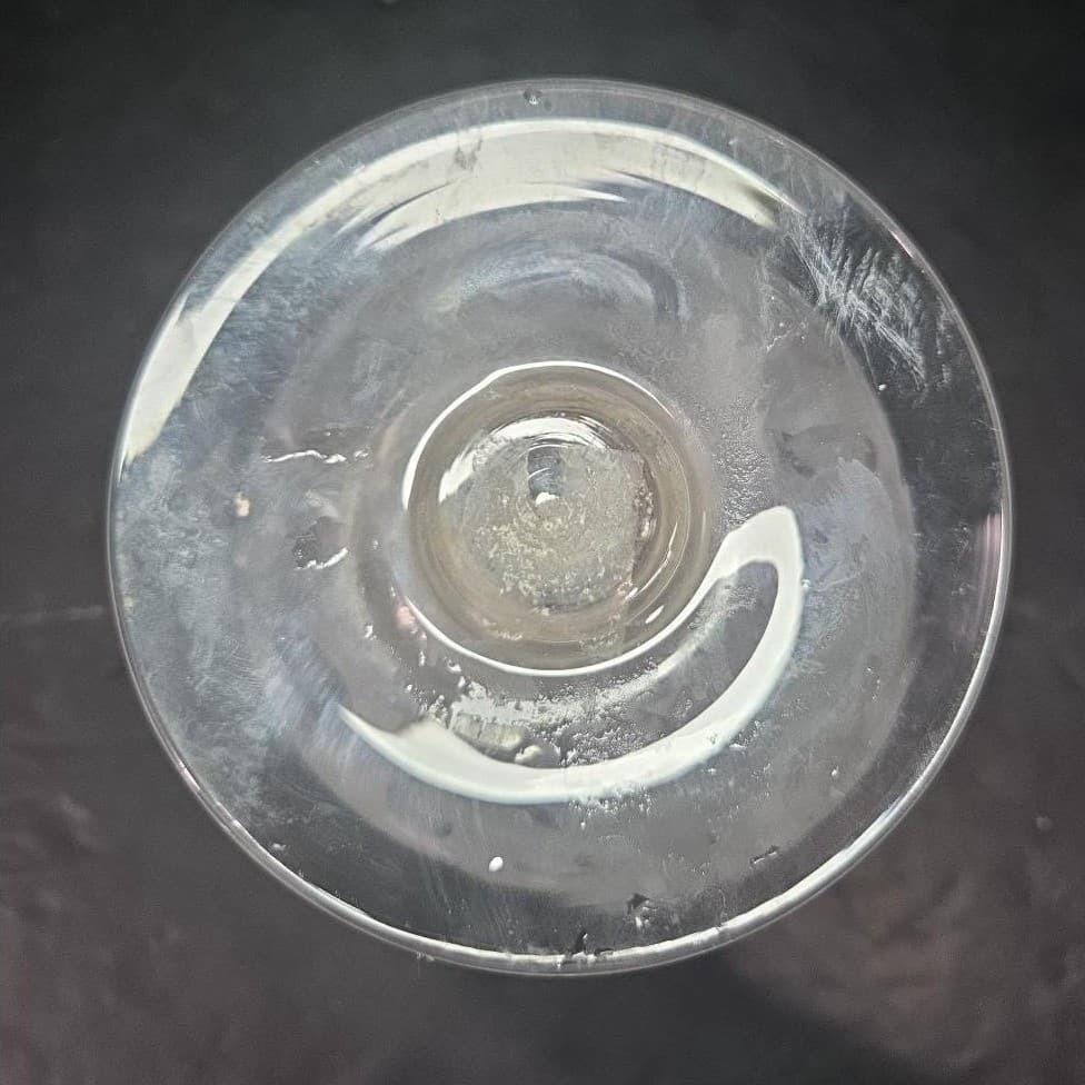 Frosted Glass Vase, Vintage Footed Flower Holder, Replacement Centerpiece - Thumbnail 8