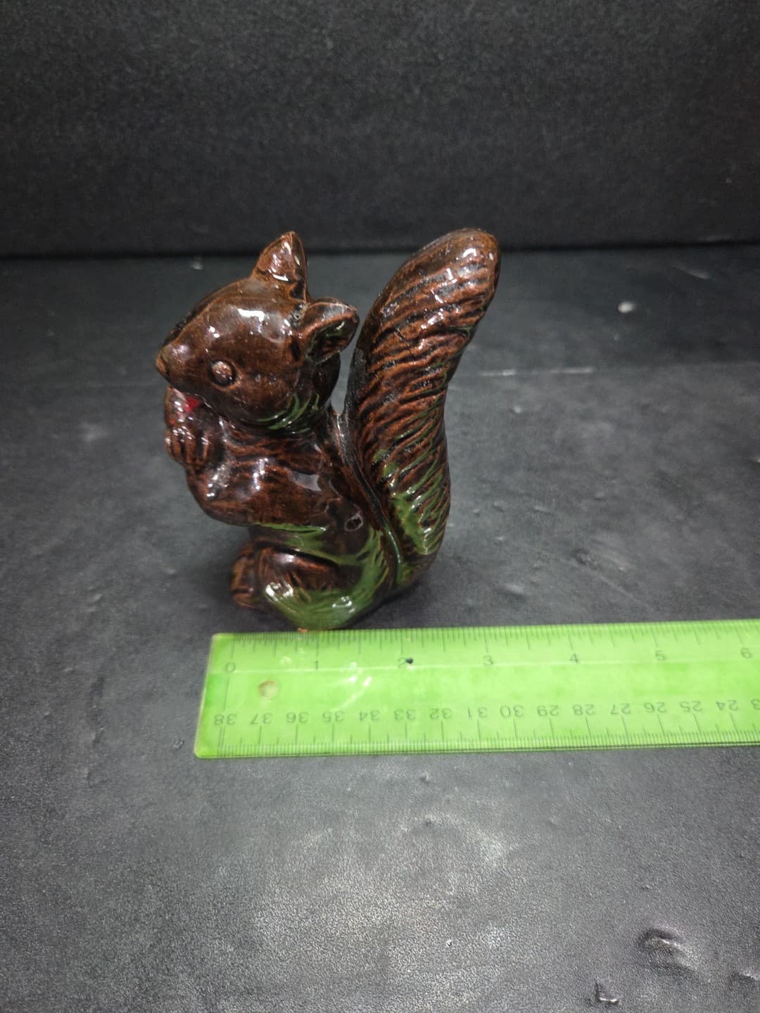 Japan Bone China Acorn Squirrel Figurine, Miniature Vintage Decor, Brown Figure - Thumbnail 10