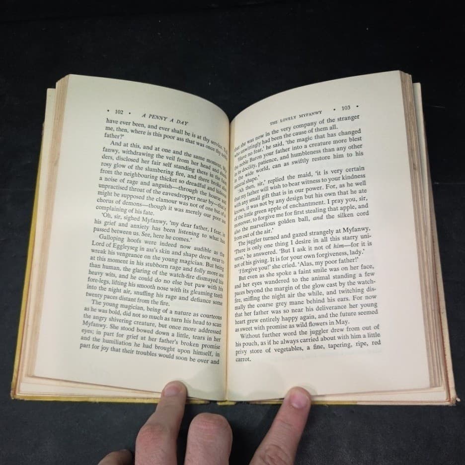 A Penny a Day Walter de la Mare Paul Kennedy Illust 1960 Alfred Knopf Hardcover - Thumbnail 6