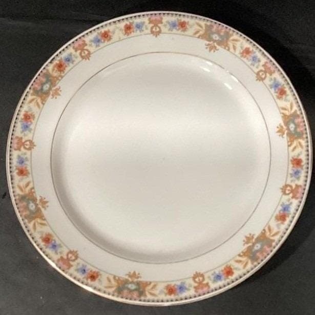 CT Carl Teilsch Altwasser Silesea Salad Plates, Set of 2, Antique Rose Porcelain - Thumbnail 6