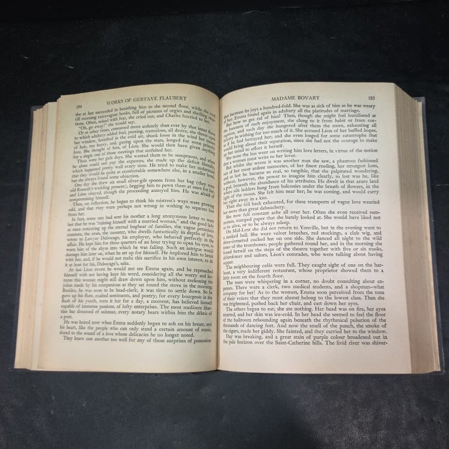 Best Known Works of Gustave Flaubert Madame Bovary Book League of America Blue - Thumbnail 6