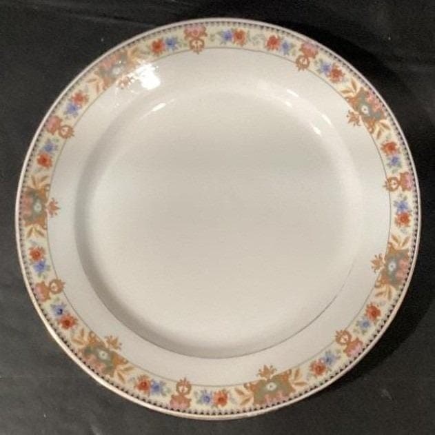 CT Carl Teilsch Altwasser Silesea Salad Plates, Set of 2, Antique Rose Porcelain - Thumbnail 5
