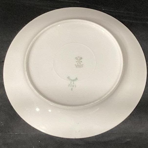 CT Carl Teilsch Altwasser Silesea Salad Plates, Set of 2, Antique Rose Porcelain - Thumbnail 4
