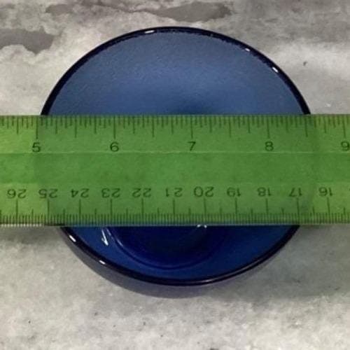 Resistente Brazil Cobalt Blue Teacups & Saucers, Eight Piece Set, Vtg Tableware - Thumbnail 4