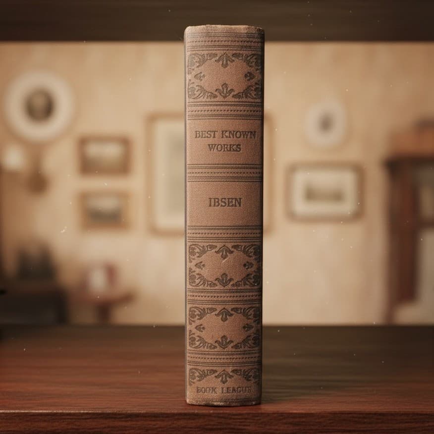 The Best Known Works of Ibsen Hardcover Book League of America Vintage Plays