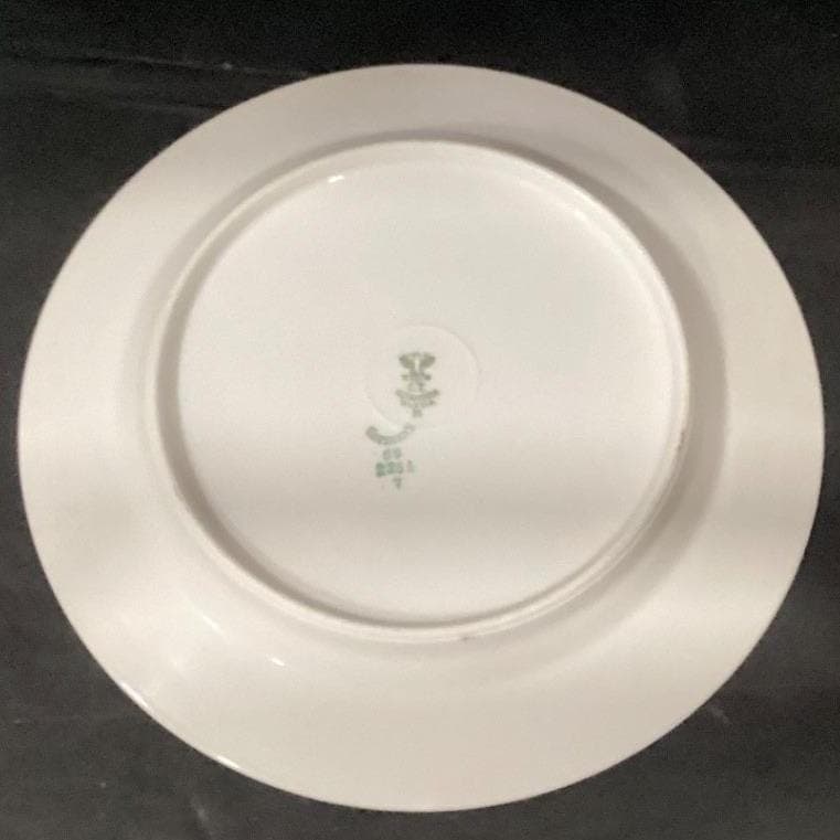 CT Carl Teilsch Altwasser Silesea Dinner Plates, Set of 4 Antique Rose Porcelain - Thumbnail 4