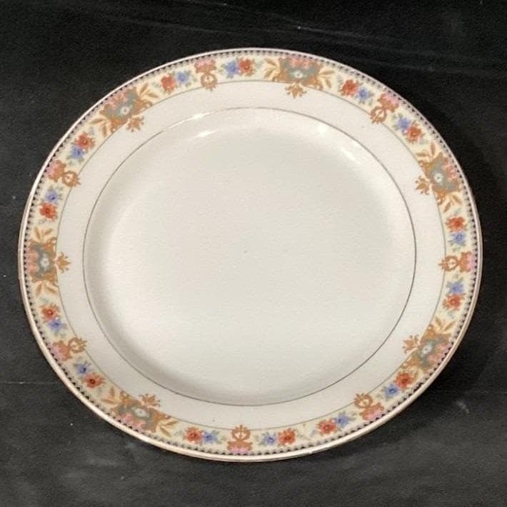 CT Carl Teilsch Altwasser Silesea Salad Plates, Set of 2, Antique Rose Porcelain - Thumbnail 5