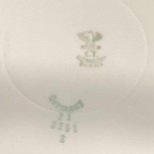 CT Carl Teilsch Altwasser Silesea Salad Plates, Set of 2, Antique Rose Porcelain - Thumbnail 3