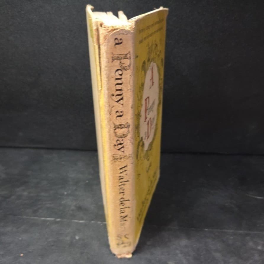 A Penny a Day Walter de la Mare Paul Kennedy Illust 1960 Alfred Knopf Hardcover - Thumbnail 9