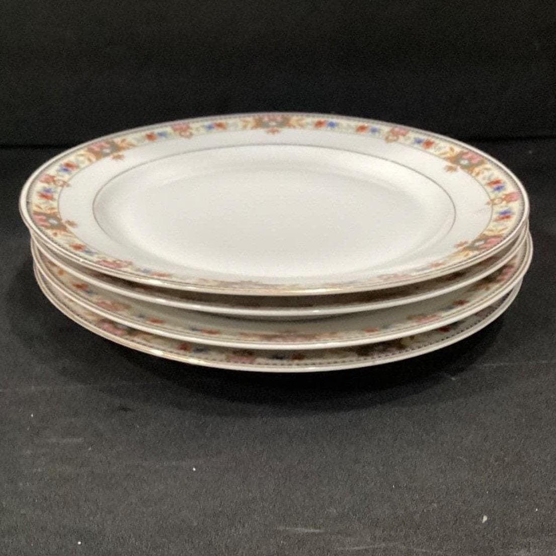 CT Carl Teilsch Altwasser Silesea Dinner Plates, Set of 4 Antique Rose Porcelain - Thumbnail 11