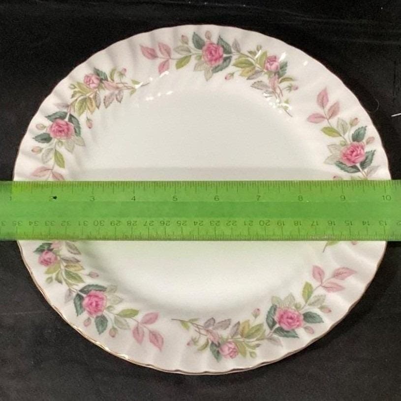 Creative Fine China Regency Rose Dinner Plates #2345, Set of 4 Floral Dinnerware - Thumbnail 2