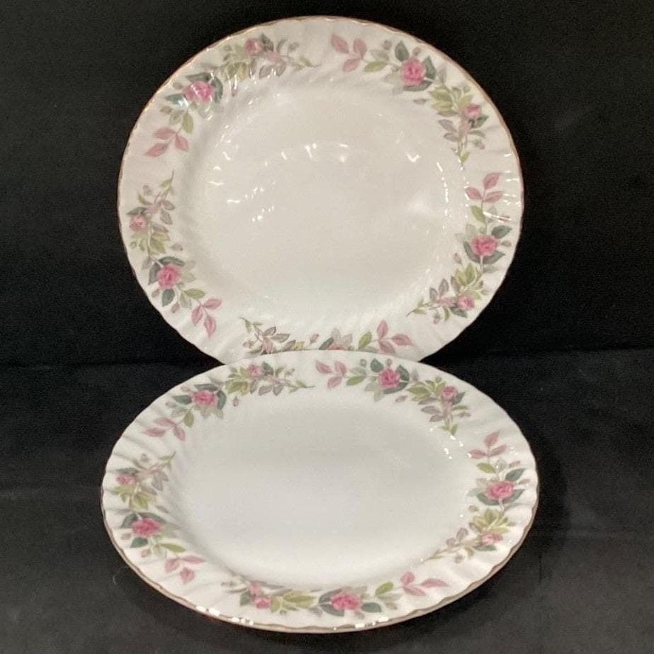 Creative Fine China Regency Rose Dinner Plates #2345, Set of 2 Floral Dinnerware - Thumbnail 6