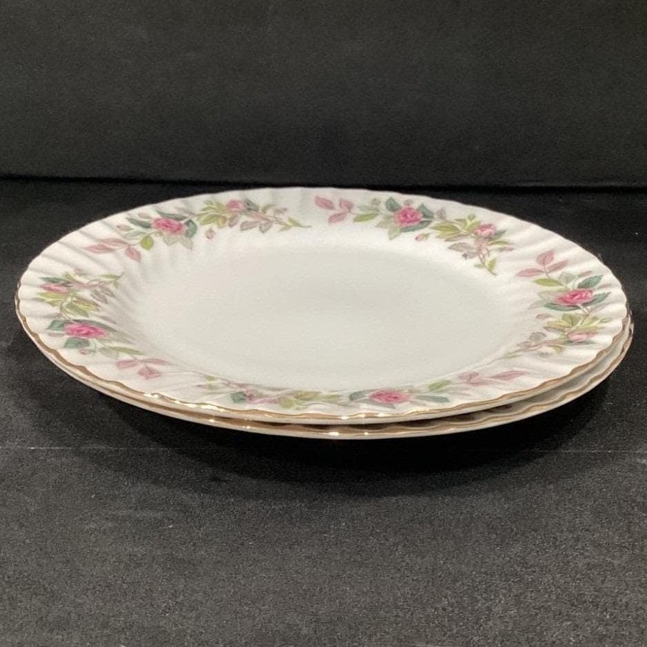 Creative Fine China Regency Rose Dinner Plates #2345, Set of 2 Floral Dinnerware - Thumbnail 9
