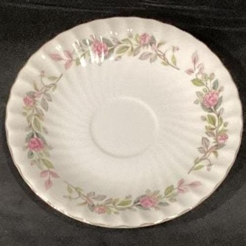 Creative Fine China Regency Rose Saucers, Set of 4, Vintage Floral Dinnerware - Thumbnail 5
