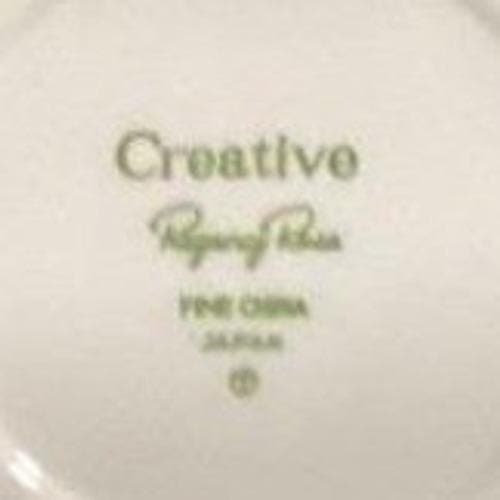 Creative Fine China Regency Rose Saucers, Set of 4, Vintage Floral Dinnerware - Thumbnail 3