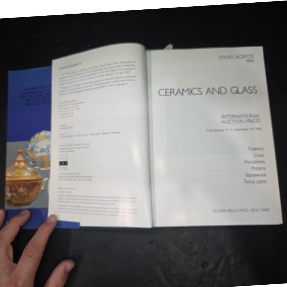 Acatos 1991 Ceramics and Glass International Auction Prices Sylvio Acatos Book - Thumbnail 4