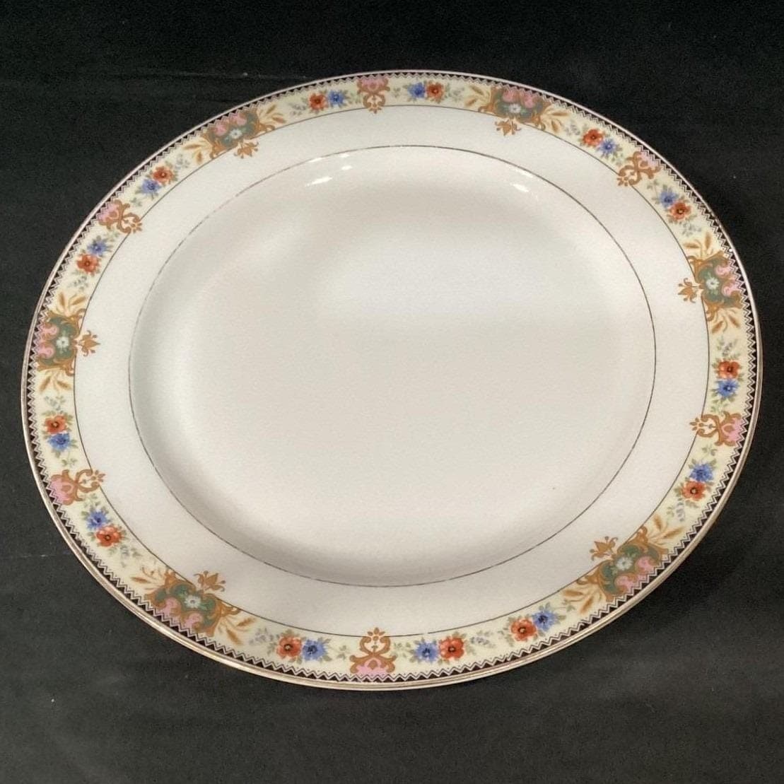 CT Carl Teilsch Altwasser Silesea Dinner Plates, Set of 4 Antique Rose Porcelain - Thumbnail 5