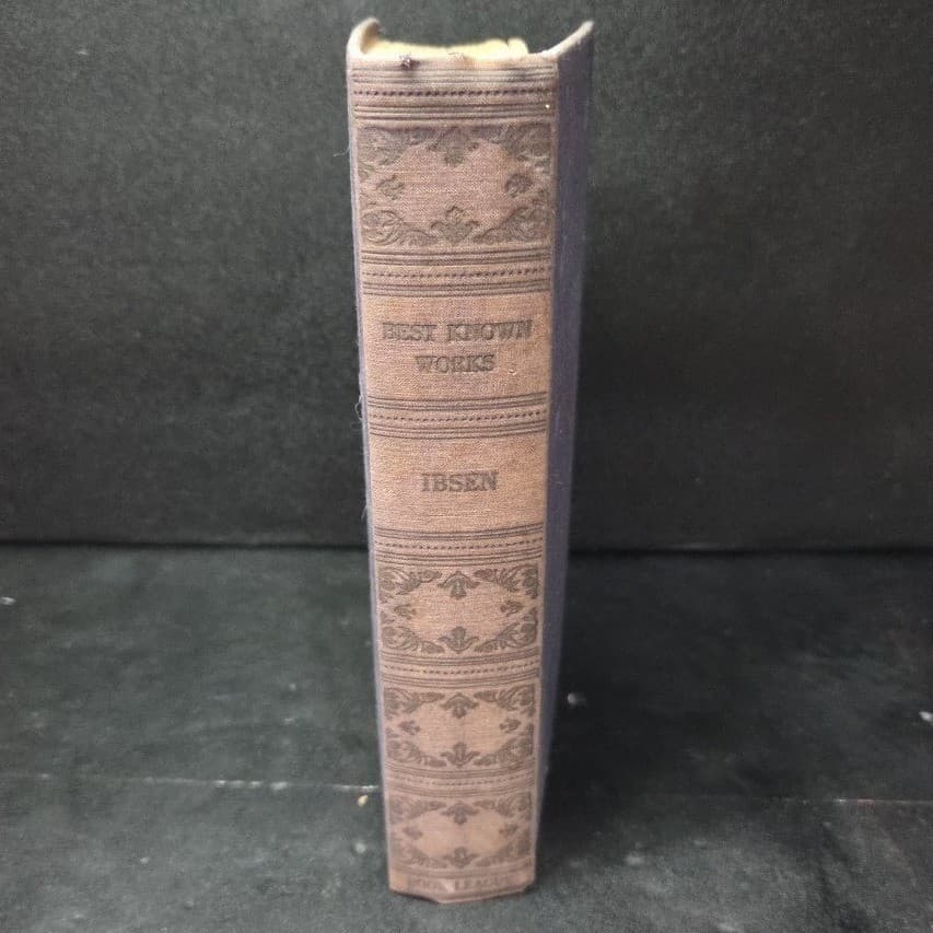 The Best Known Works of Ibsen Hardcover Book League of America Vintage Plays - Thumbnail 9
