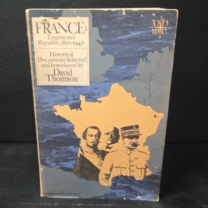 France Empire and Republic 1850-1940 David Thomson 1968 Harper & Row Paperback - Thumbnail 2