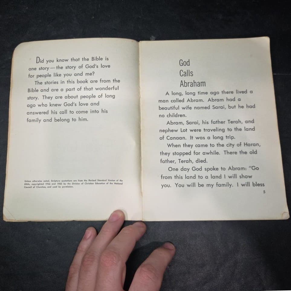 1964 The Story of Gods Love Grace McSpadden Overholser Polly Bolian CLC Press - Thumbnail 5