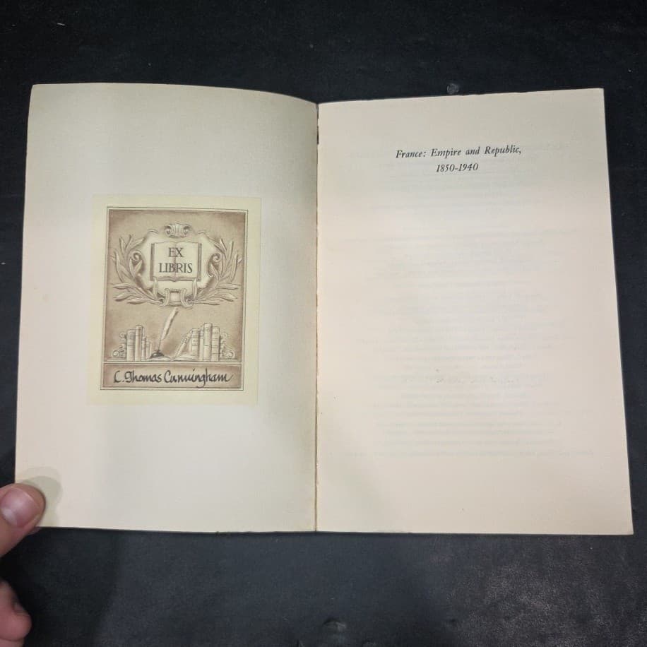 France Empire and Republic 1850-1940 David Thomson 1968 Harper & Row Paperback - Thumbnail 3