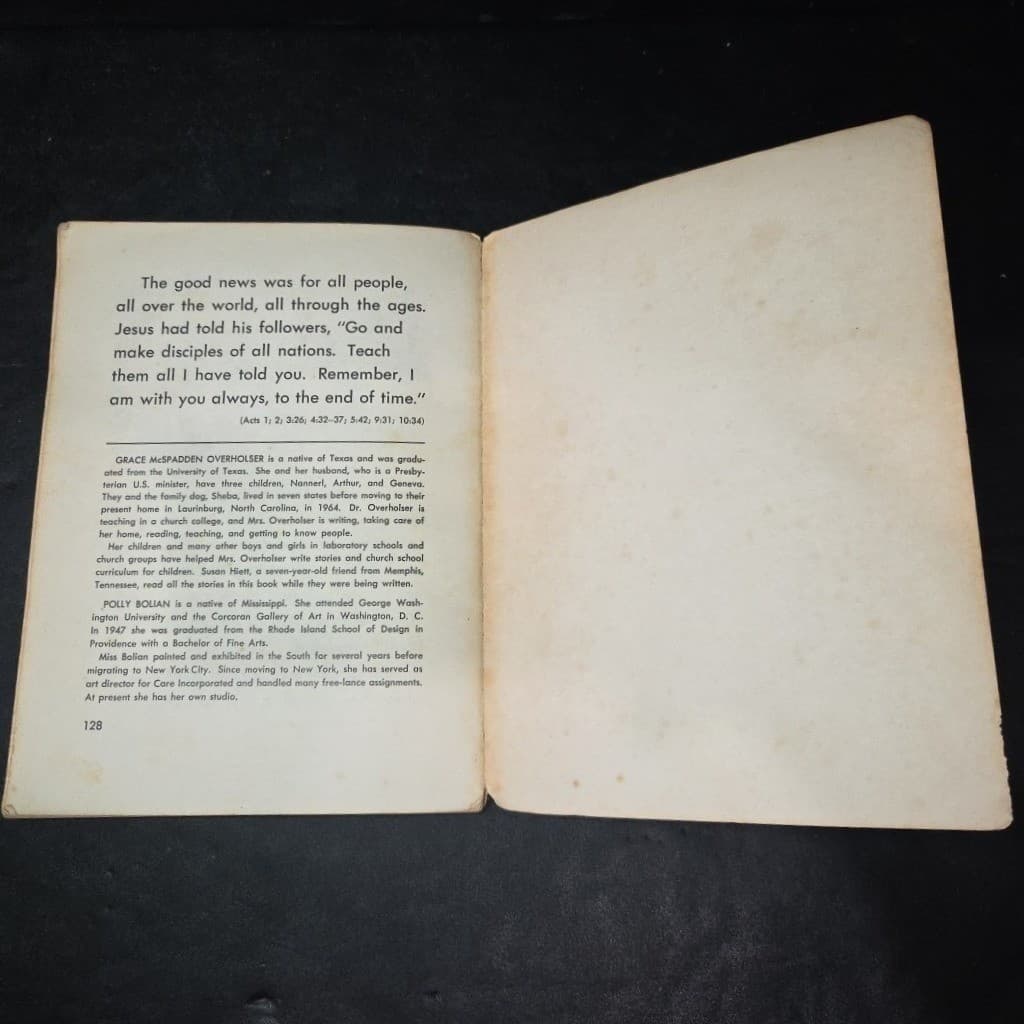 1964 The Story of Gods Love Grace McSpadden Overholser Polly Bolian CLC Press - Thumbnail 7