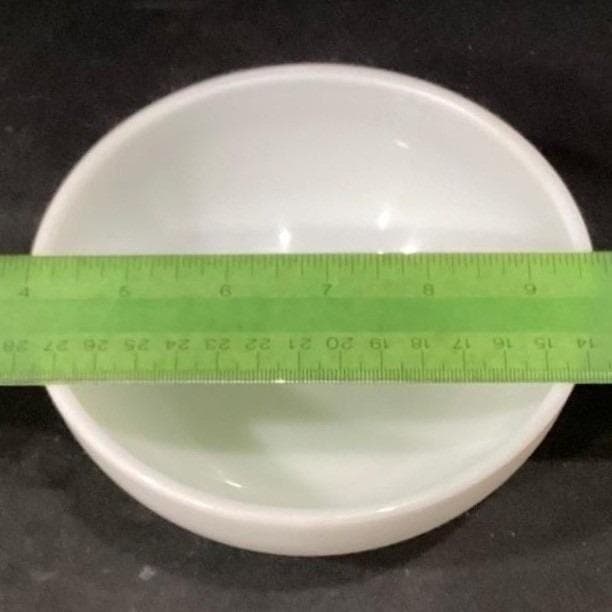 Corning Milk Glass Cereal Bowls, Set of 3, Embossed Restaurant Ware, Dinnerware - Thumbnail 2