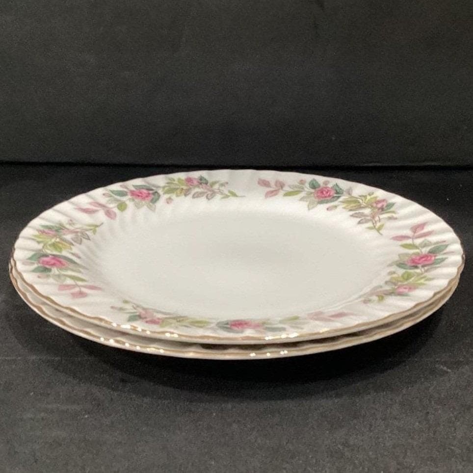 Creative Fine China Regency Rose Dinner Plates #2345, Set of 2 Floral Dinnerware - Thumbnail 8