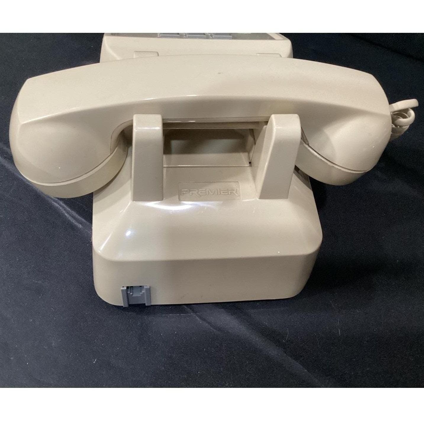 Premier 2500 Desk Telephone, Vintage Beige Push Button Landline Phone, Working - Thumbnail 7