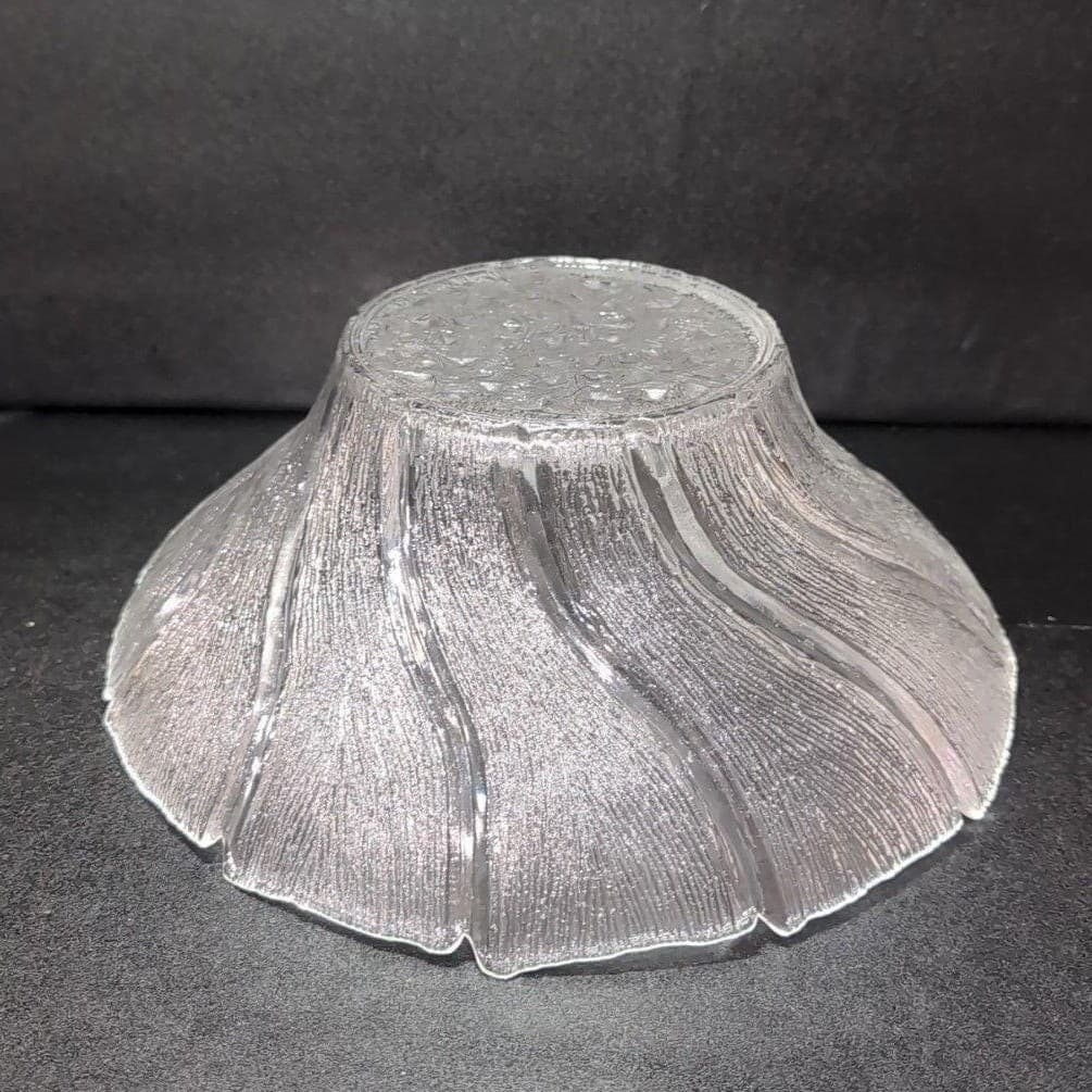 Pertti Kallionen Ice Art Glass Bowl, Lasisepat Finland, Scandinavian Glassware - Thumbnail 8