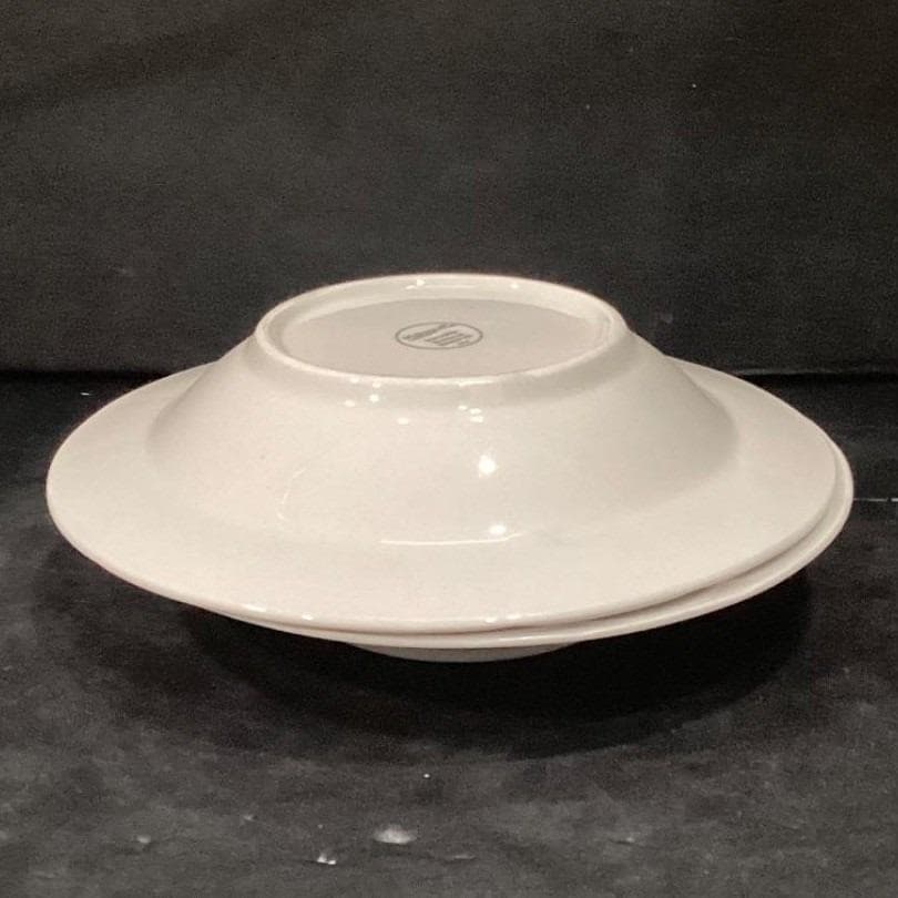 Pfaltzgraff White Scalloped Pasta Bowls, Set of 2, Vtg Henry Ford Museum Design - Thumbnail 12
