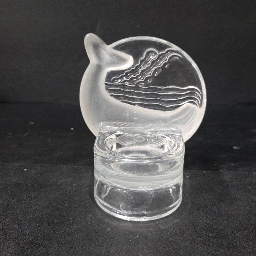 Partylite Orca Whale Tea Light Candle Holder, Frosted Glass Votive, Replacement - Thumbnail 8