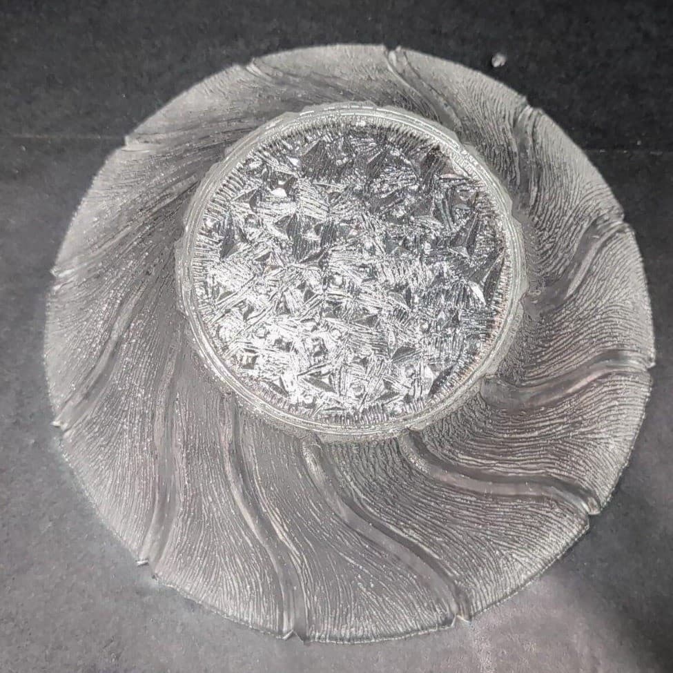 Pertti Kallionen Ice Art Glass Bowl, Lasisepat Finland, Scandinavian Glassware - Thumbnail 4