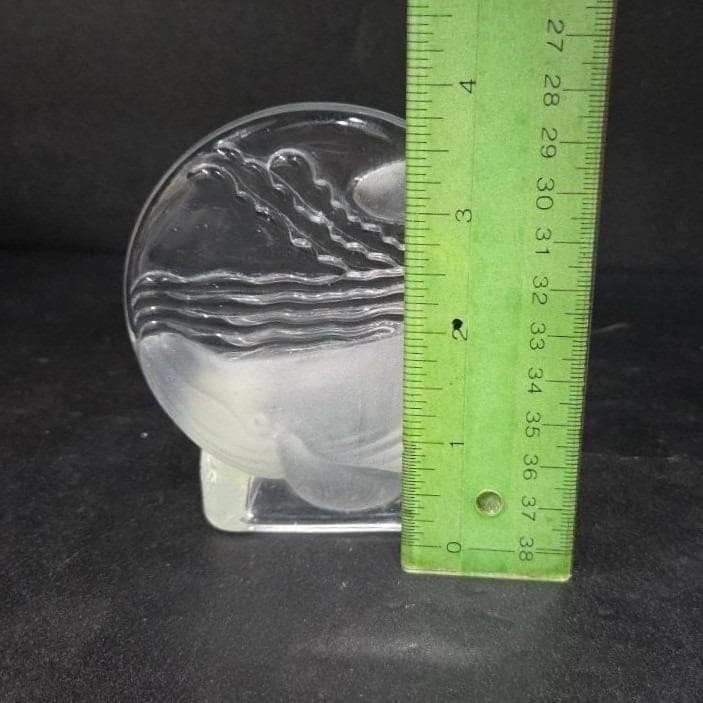 Partylite Orca Whale Tea Light Candle Holder, Frosted Glass Votive, Replacement - Thumbnail 2