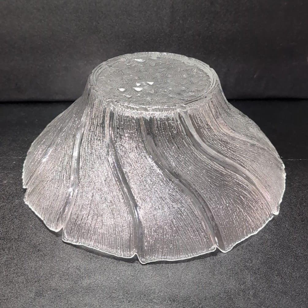 Pertti Kallionen Ice Art Glass Bowl, Lasisepat Finland, Scandinavian Glassware - Thumbnail 6