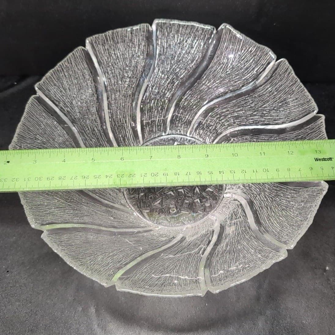 Pertti Kallionen Ice Art Glass Bowl, Lasisepat Finland, Scandinavian Glassware - Thumbnail 10