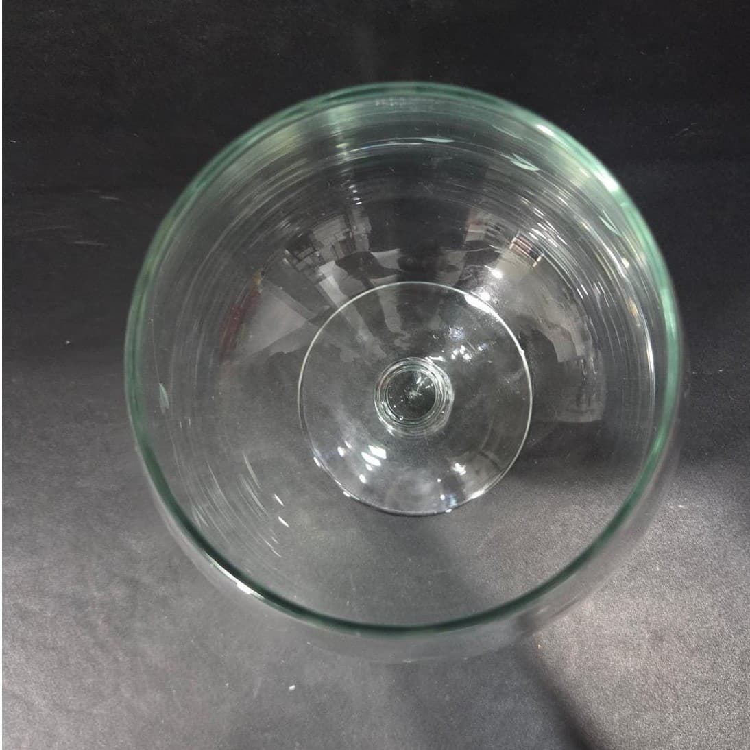 Princess House Heritage Punch Bowl, Etched Floral Crystal, Vintage Serveware - Thumbnail 7